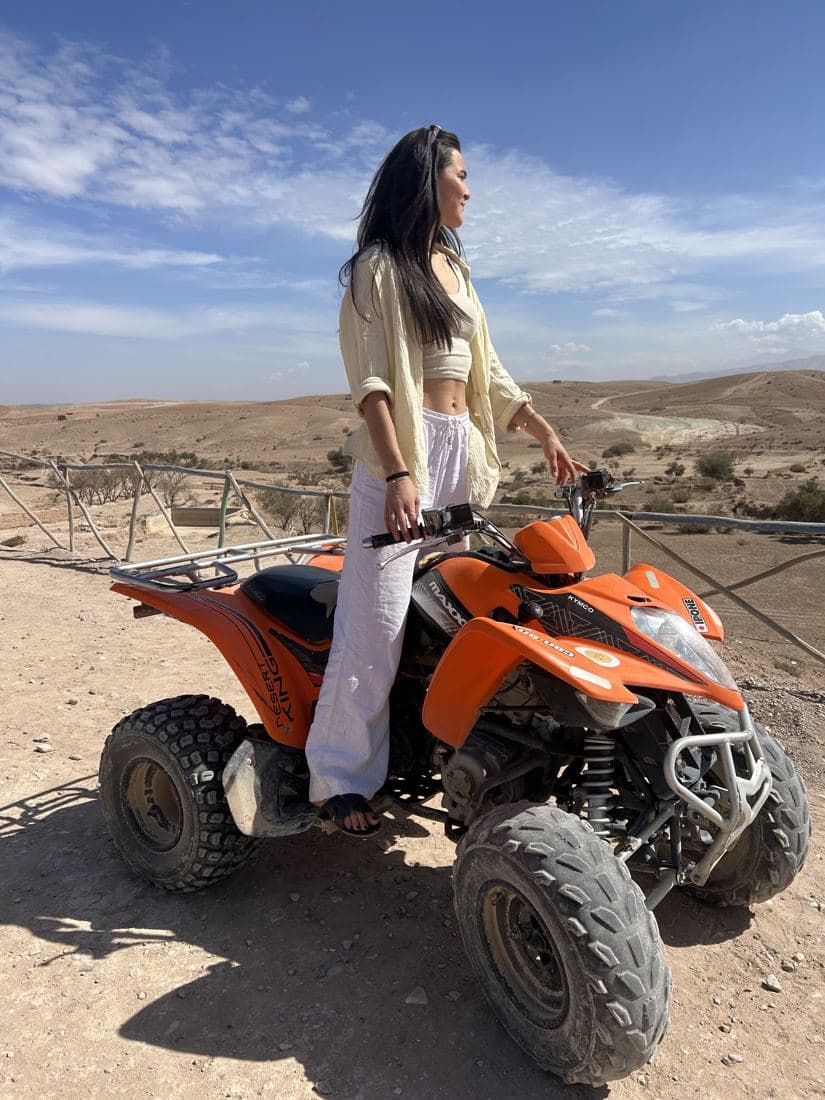Quad dans le désert de Marrakech