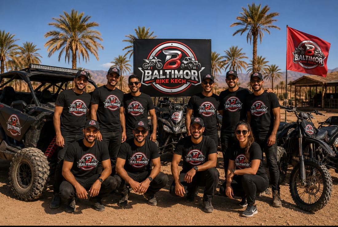 L'équipe Baltimor Bike Kech